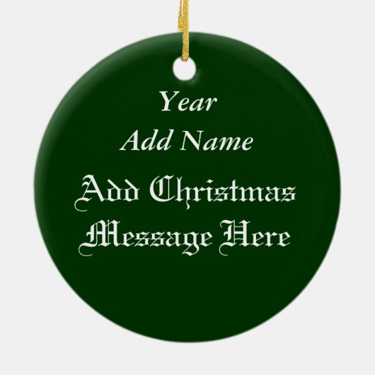 Freund-für immer Herz-Weihnachtsverzierung Keramik Ornament (Hinten)