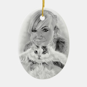 Freund-für immer Miezekatze-Verzierung Keramikornament
