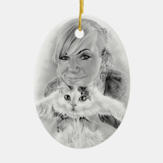 Freund-für immer Miezekatze-Verzierung Keramikornament