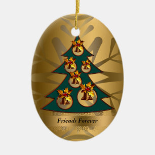 Freund-für immer Weihnachtsverzierung Keramik Ornament