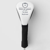 Freund Geburtstag Monogramm Anfangsbuchstaben Mann Golf Headcover (Vorderseite)