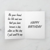 FREUND-GEBURTSTAGS-KARTE KARTE (Innenseite)