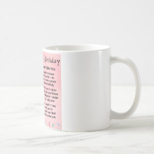 Freund-Gedicht - 40. Geburtstag Kaffeetasse