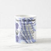 Freund-Gedicht - 70. Geburtstag Kaffeetasse (Mittel)