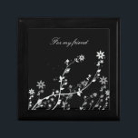 Freund-Geschenkboxen Geschenkbox<br><div class="desc">Geschenkboxen für den speziellen Freund,  der empfindlichen Blumenentwurf der Blumen in der Brise kennzeichnet. Vervollkommnen Sie Geschenkboxen,  um Geschenke für spezielle Freunde zu senden.</div>