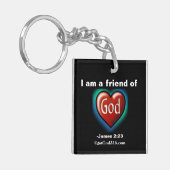 Freund Gottes Herz gotGod316.com Schlüsselanhänger (Vorderseite links)