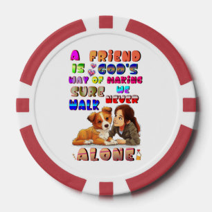 Freund Gottes Weg, um sicherzustellen, dass wir ni Pokerchips