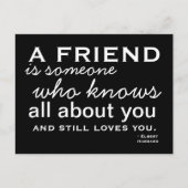 Freund - Inspiration Postkarte (Vorderseite)