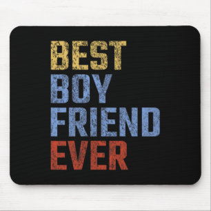 Freund jemals Vatertag Lustig Retro Männer Mousepad