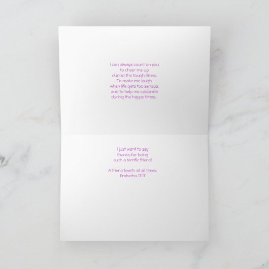 Freund Karte (Innenseite)