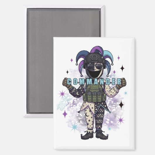 Freund Kommandant Void Jester Magnet (Vorderseite/Rückseite)