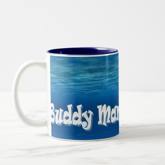 Freund-Manatis-Kaffee-Tasse Zweifarbige Tasse (Links)