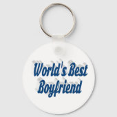 Freund mit blauem Schriftzeichen Schlüsselanhänger (Rückseite)