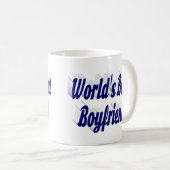 Freund mit dunkelblauer Halbschrift Kaffeetasse (VorderseiteRechts)