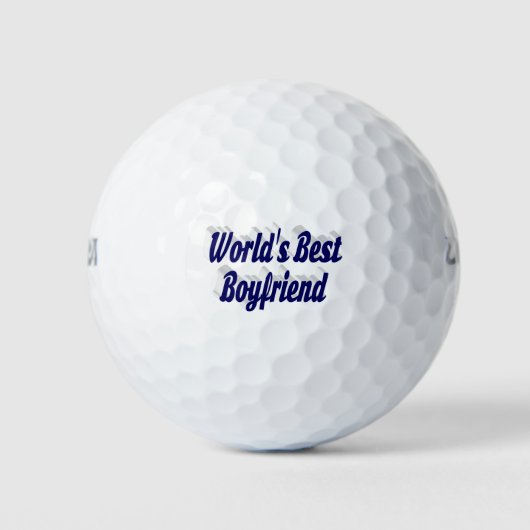 Freund mit dunkelblauer Schrift Golfball (Vorderseite)