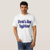 Freund mit dunkelblauer Schrift T-Shirt (Vorne ganz)
