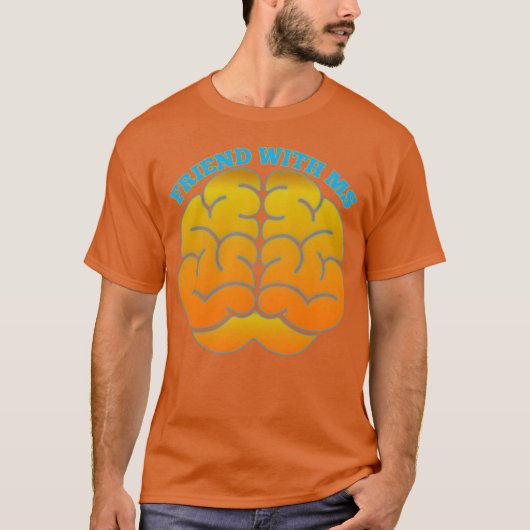 FREUND MIT MS Vintag T-Shirt (Vorderseite)