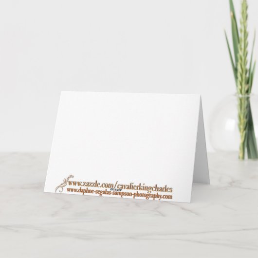 Freund mögen Sie unbekümmerte Königcharles Karte (Rückseite)