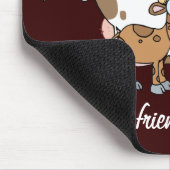 Freund-nicht Nahrung Mousepad (Ecke)