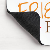 Freund-nicht Nahrung Mousepad (Ecke)