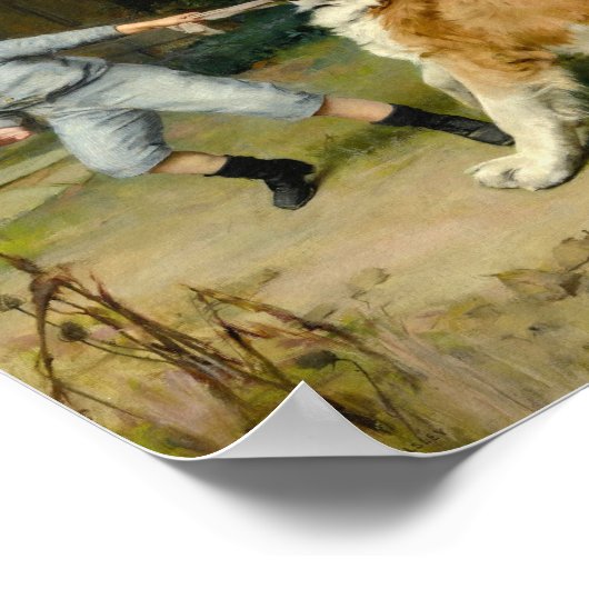 Freund oder Feind | Arthur John Elsley Poster (Ecke)