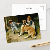 Freund oder Feind | Arthur John Elsley Postkarte