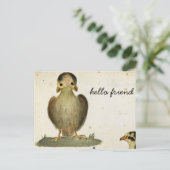 Freund Postkarte (Stehend Vorderseite)