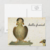 Freund Postkarte (Vorne/Hinten)
