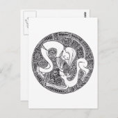 Freund Postkarte (Vorne/Hinten)