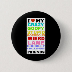 Freund-schwarz Button
