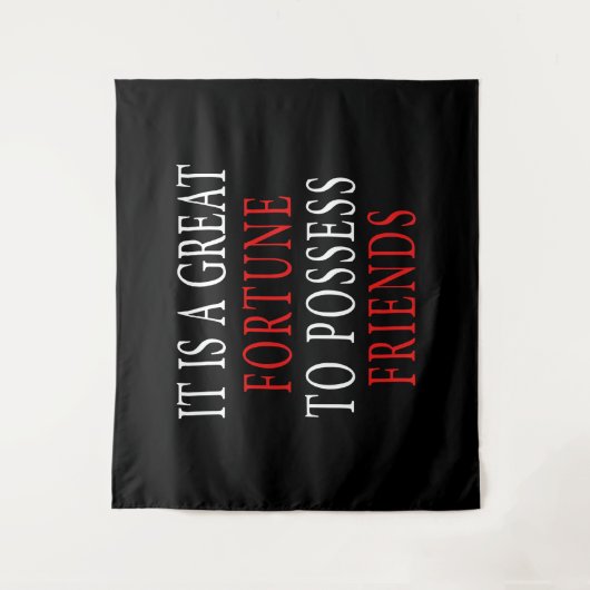 Freund Tapestry besitzen Wandteppich (Vorderseite)