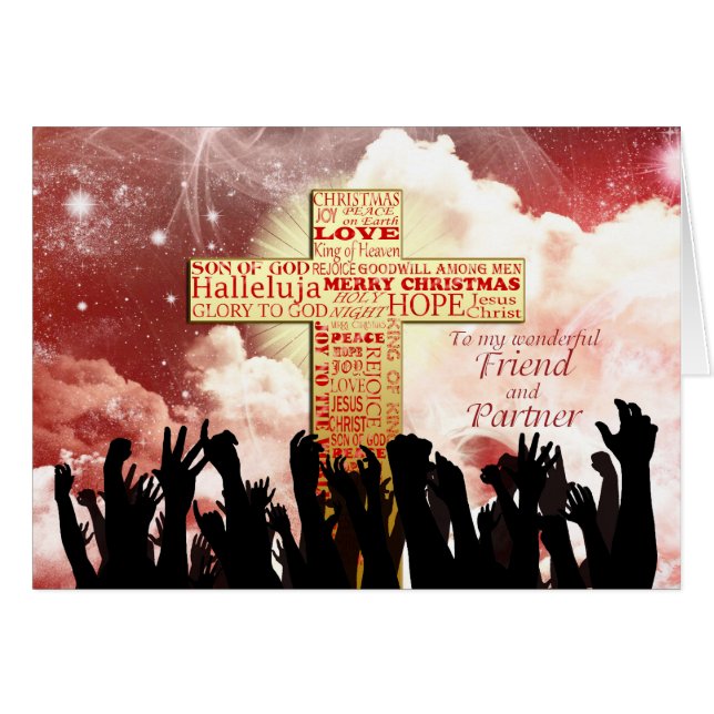 Freund und Partner, ein Christliches Weihnachtsfes (Vorderseite (Horizontal))