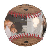 Freund valentinisches Geschenk Foto (hinten) rusti Baseball (Rückseite)