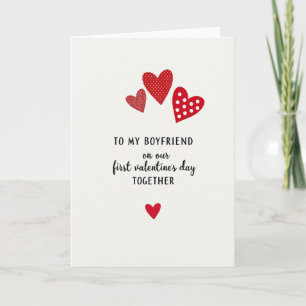 Freund Valentinstag-Polka-Karte Karte