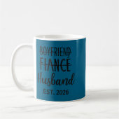 Freund Verlobter Ehemann 2026 Für Design Kaffeetasse (Links)
