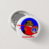 Freund von ComicsDC Abzeichen (Entwurf 2) Button (Vorne & Hinten)
