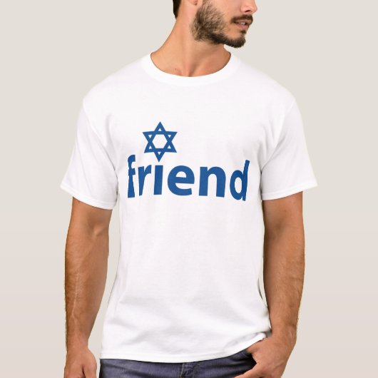 Freund von Israel T-Shirt (Vorderseite)