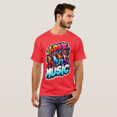 Freund von Liebe-Musikfans T-Shirt (Vorne ganz)