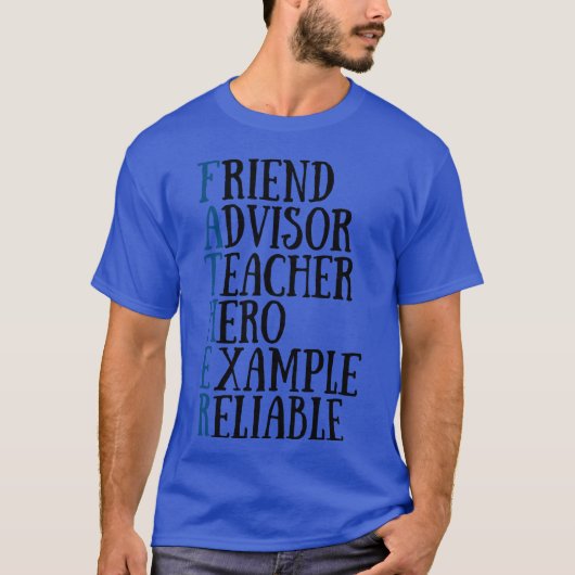 Freund von Vater Akronym T-Shirt (Vorderseite)