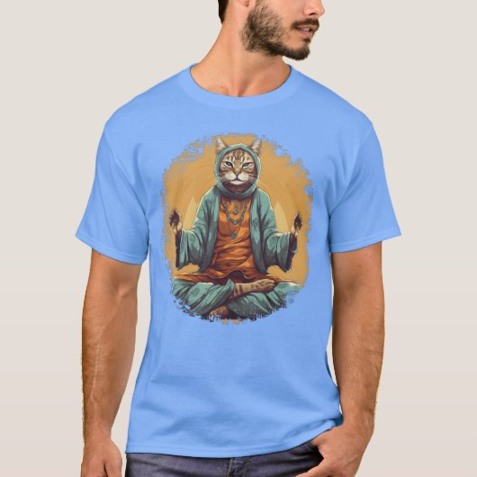 Freund von Yoga-Katzen T-Shirt (Vorderseite)