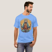 Freund von Yoga-Katzen T-Shirt (Vorne ganz)