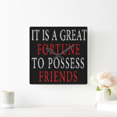 Freund Wall Clock besitzen Quadratische Wanduhr (Zuhause)