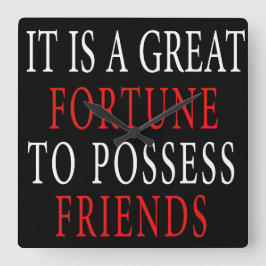 Freund Wall Clock besitzen Quadratische Wanduhr