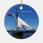 Freund-Wohlwollenverzierung Keramikornament (Vorne)