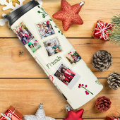 Freunde 14 Foto Template Fun Collage Weihnachten Thermosbecher
