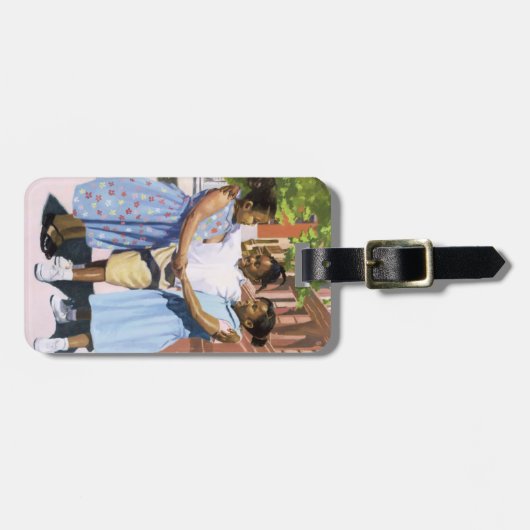 Freunde 2001 gepäckanhänger (Vorderseite horizontal)