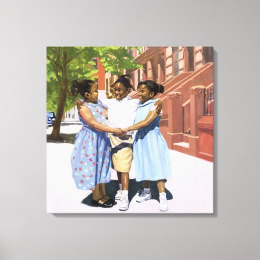 Freunde 2001 leinwanddruck (Vorderseite)