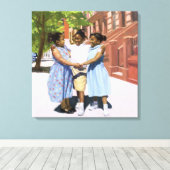 Freunde 2001 leinwanddruck (Insitu (Holzboden))