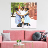 Freunde 2001 leinwanddruck (Insitu (Wohnzimmer))