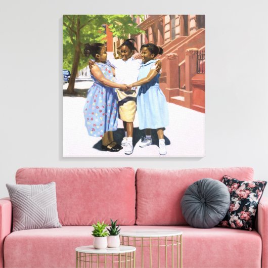 Freunde 2001 leinwanddruck (Insitu (Wohnzimmer))